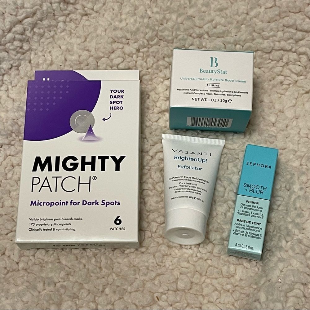 Skincare Four Piece Set All New In Box Exfoliator Primer Gift - Picture 2 of 4